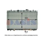 Arrefecedor do motor AKS DASIS 560051N