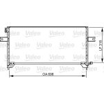 Condensador, sistema de ar condicionado VALEO 814304