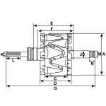 Rotore, alternatore HC-CARGO F 032 238 117