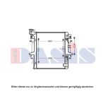 Radiateur moteur AKS DASIS 140101N