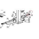 Pièces et Accessoires, Pont élévateur EVERT EVERTZL614004011C