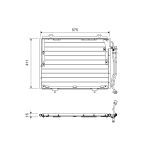Condensador, sistema de ar condicionado VALEO 817563