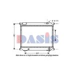 Radiateur moteur AKS DASIS 322003N