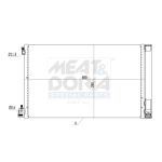 Condenseur (climatisation) MEAT & DORIA 991057