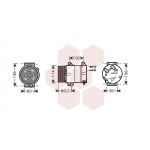 Compressor, ar condicionado VAN WEZEL 4300K383