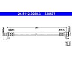Tubo flessibile del freno ATE 24.5112-0260.3