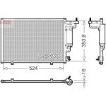 Condenseur, climatisation DENSO DCN10059