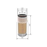 Filtro de ar BOSCH FILTRY 1 457 433 674