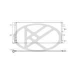 Condensador, sistema de ar condicionado KOYORAD CD320693