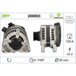 Drehstromlichtmaschine VALEO 200003