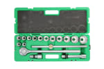 Steckschlüsselsatz TOPTUL 3/4" 12-kant 17Stk (19 - 27 30 32 36 38 41 46 50 mm)