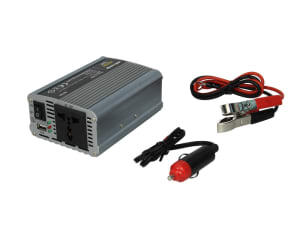 WHITENERGY Měnič napětí do auta Whitenergy DC 24V-AC 230V, 350W s USB