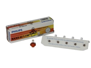 PHILIPS Žárovka typ PBX4, 12V, 1,1W, Orange, 12624/10, 10 ks v balení