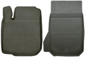 POLGUM Gumové koberce, přední, 2 ks, černé, pro vozy Citroen C1, C2 a C3, Lexus RX, Mitsubishi Pajero, Peugeot 107 a Toyota Aygo