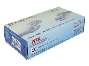 NTS Ochranné rukavice nitrilové, čierne 9/XL 100ks3440644
