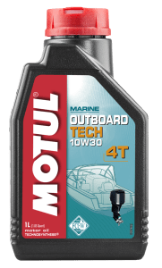 Ulje za četverotaktne motore SAE 10W30 MOTUL Outboard Tech 1l SG; SJ Polusintetičko