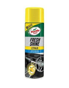 Turtle Wax Lesk na palubní desku s osvěžovačem vzduchu, Fresh Shine citron, 500 ml