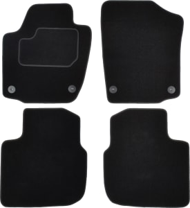Tepisi za auto - Velur za SKODA RAPID 07.12-12.19