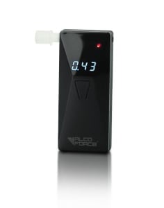 ALCOFORCE osobní alkoholtestr GALAXY, černý, s elektrochemickým analyzátorem