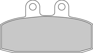 Set disk pločica, kočioni disk FDB438EF FERODO eco friction-EF, 79x47x7,4mm