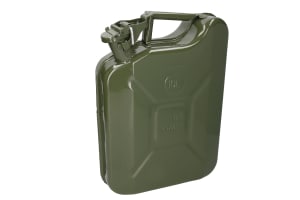 BORG Kovový kanister na palivo objem 10l zelený KAN005