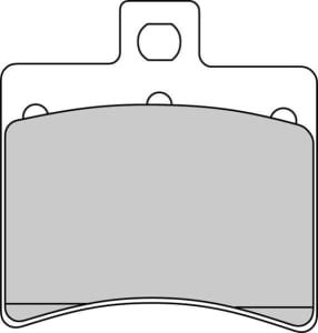 Set disk pločica, kočioni disk FDB2090EF FERODO eco friction-EF, 51,1x53,5x9,5mm