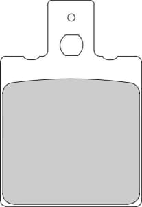 Set disk pločica, kočioni disk FDB207EF FERODO eco friction-EF, 40x57x7mm