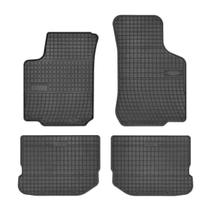 MAMMOOTH Koberce gumové, Seat Leon a Toledo II; Škoda Octavia I; VW Bora, Golf IV a New Beetle z let 1996 - 2010, sada 4 ks, černé