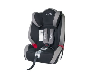 SPARCO Detská autosedačka F1000K, šedá 9-36kg SPRO 1000KGR