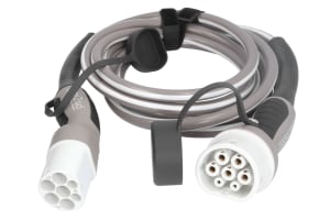 INTRAMCO Kabel nabíjení 3-fázový, TYP 2, rovný kabel pro nabíjení EV a PHE, délka 5 m, výkon 11kW, proud 16A, průřez 2,5 mm²