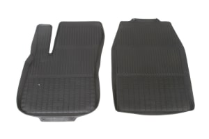 POLGUM Gumové koberce, přední, 2 ks, černé, pro vozy typu Fiat, Honda, Hyundai, Mercedes-Benz, Opel a Volvo