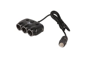 ROXA Rozdvojka zásuvky zapalovače - 2x USB port + 3x výstup zapalovače cigaret