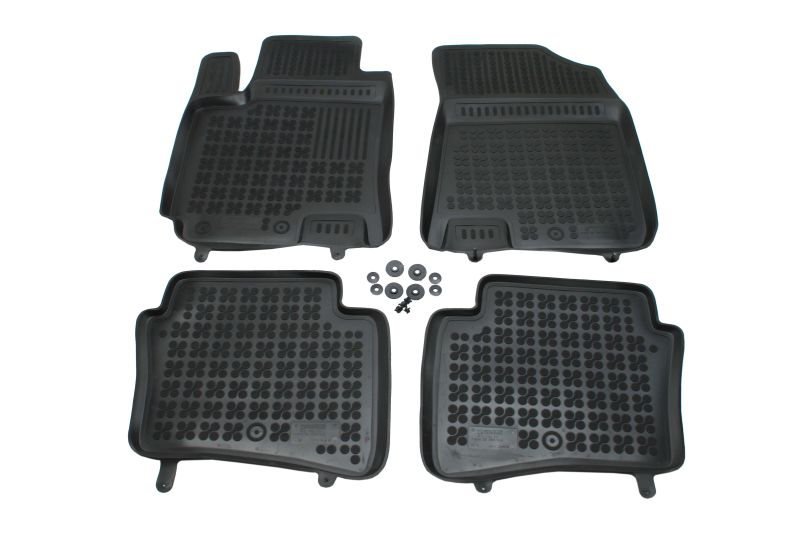 REZAW-PLAST Gumové koberce, černá, sada 4 ks (2x přední, 2x zadní) Hyundai i20 (Hatchback) 11.2014