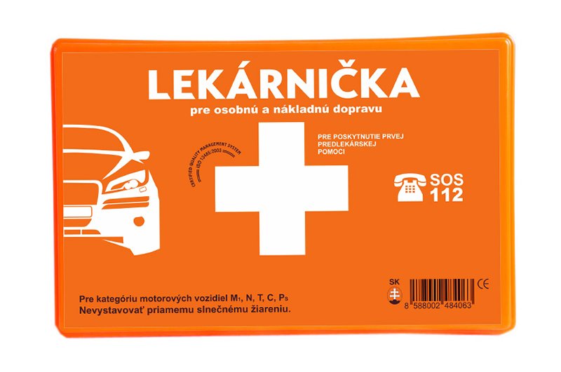 BORG Autolekárnička, plastový obal LEKARNICKA AUTO PLAST