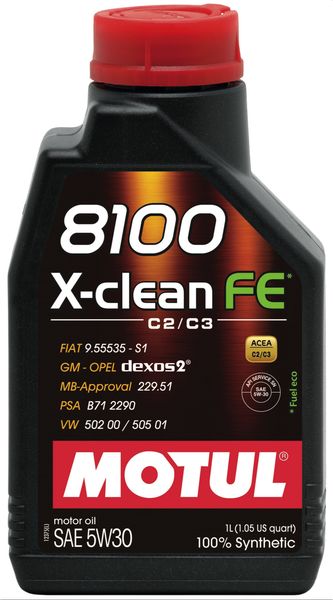 MOTUL Motorový olej 8100 X-CLEAN FE 5W30 1L