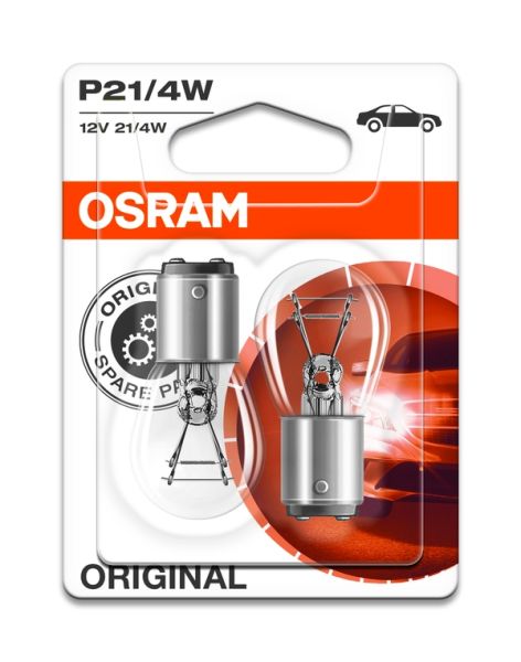 OSRAM Žiarovka P21/4W Original 12V 21/4W BAZ15D 2ks OSR7225-02B