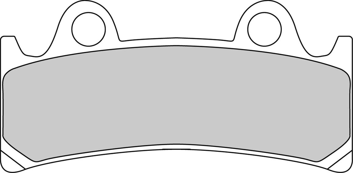 Set disk pločica, kočioni disk FDB864P FERODO platinum-P, 98,9x49,7x9,9mm