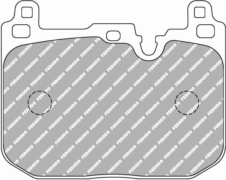 FERODO Klocki hamulcowe wyczynowe FCP4611W