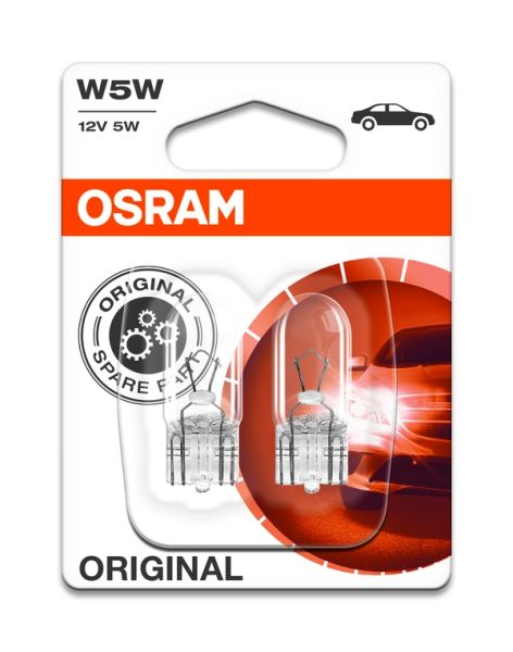 OSRAM Žiarovka W5W 12V W2,1X9,5D Standard 2ks OSR2825-02B
