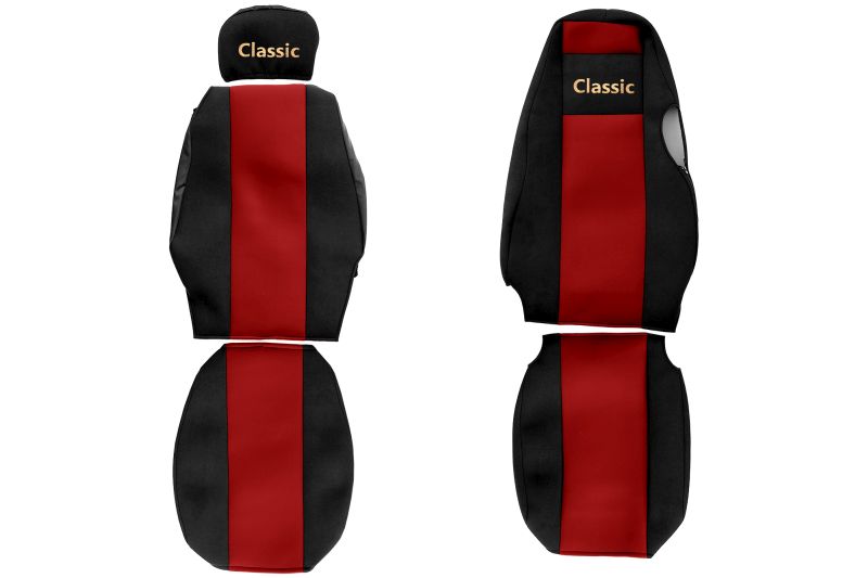 F-CORE Poťahy na sedadlá Classic, červená F-CORE PS15 RED