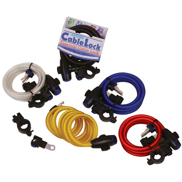 Zaštita od krađe OXFORD Cable Lock boja crna 12mm