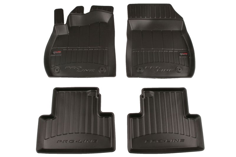 FROGUM Gumové koberce, černé, sada 4 ks (2x přední, 2x zadní), Opel Zafira C (VAN/Minivan) od 10.2011
