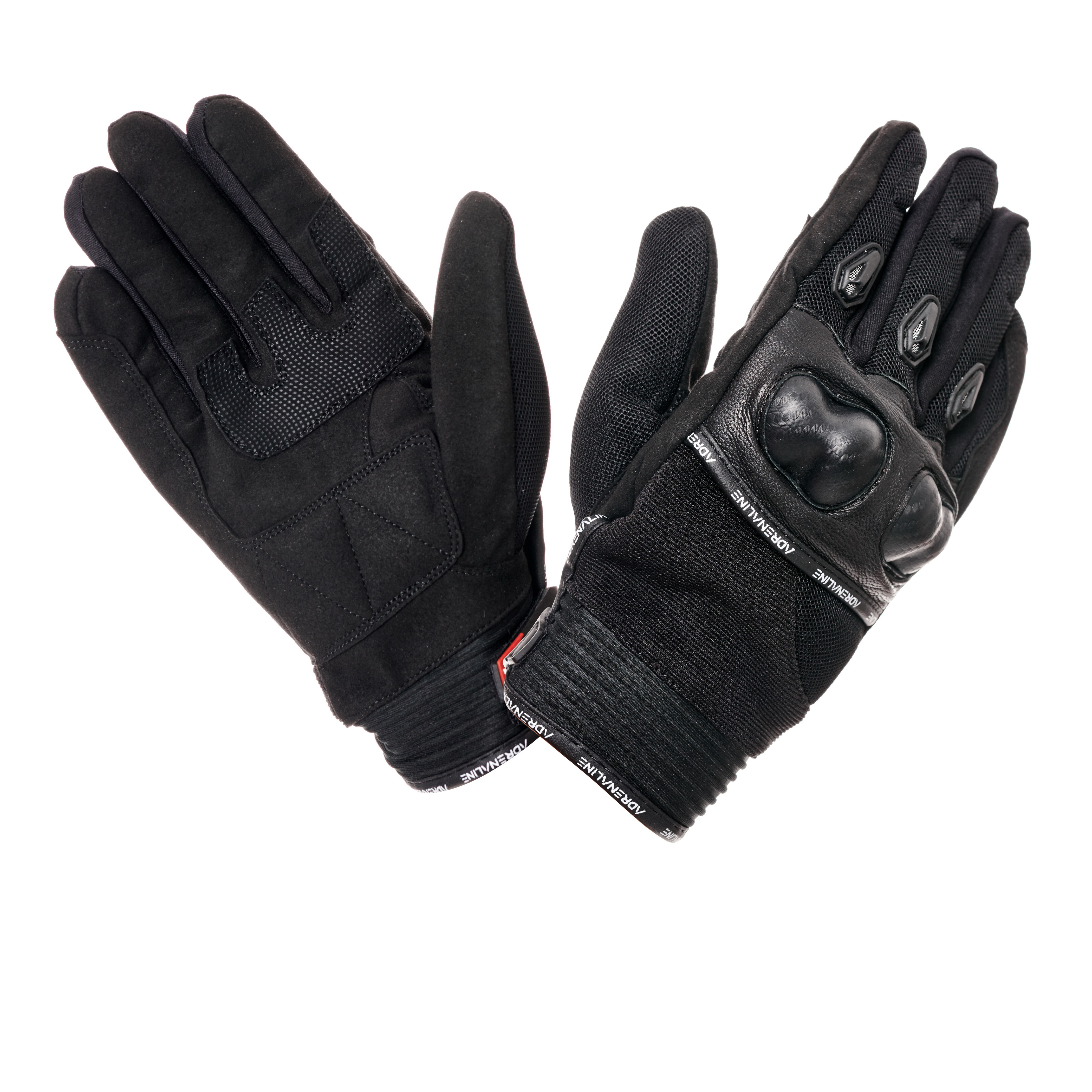 Rukavice Touring (putničke) rukavice ADRENALINE MESHTEC 2.0 PPE boja crna