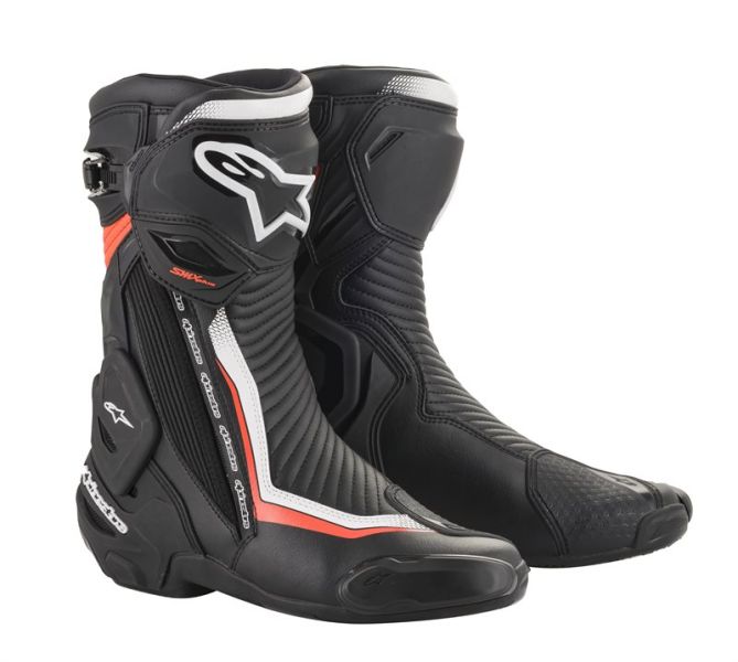 Buty sportowe SMX PLUS v2 ALPINESTARS kolor biały/czarny/czerwony/fluorescencyjny