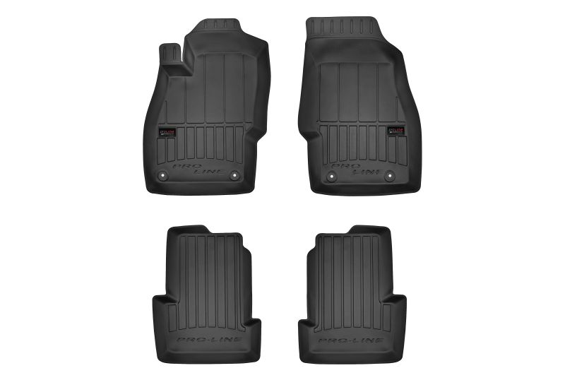 FROGUM Gumové koberce, čierne, sada 4 ks (2x predné, 2x zadné), Opel Corsa D, Corsa E (Hatchback) od 07.2006