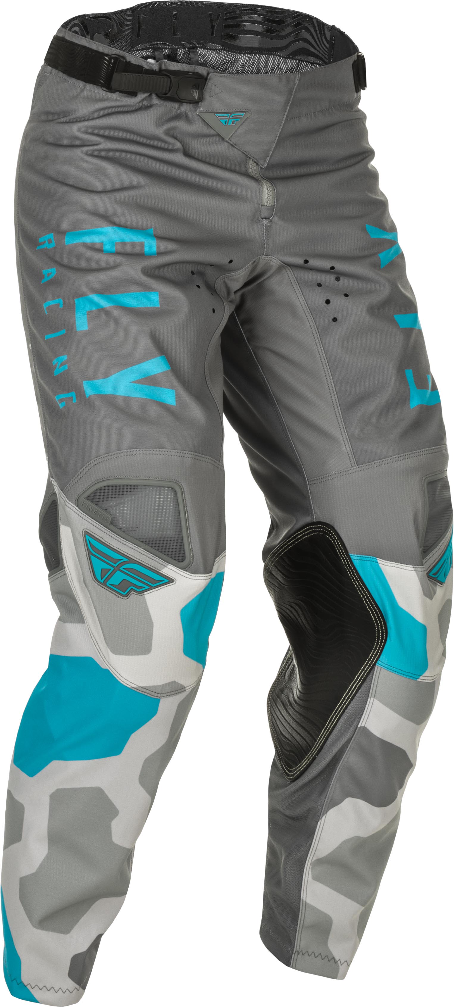 Hlače cross/enduro FLY RACING KINETIC K221 boja plava/siva