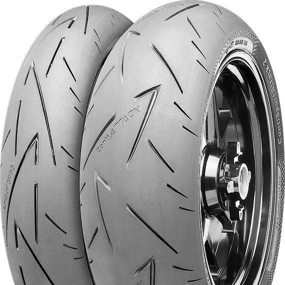 Opona sportowa CONTINENTAL 190/50ZR17 TL 73W ContiSportAttack 2 K Tył
