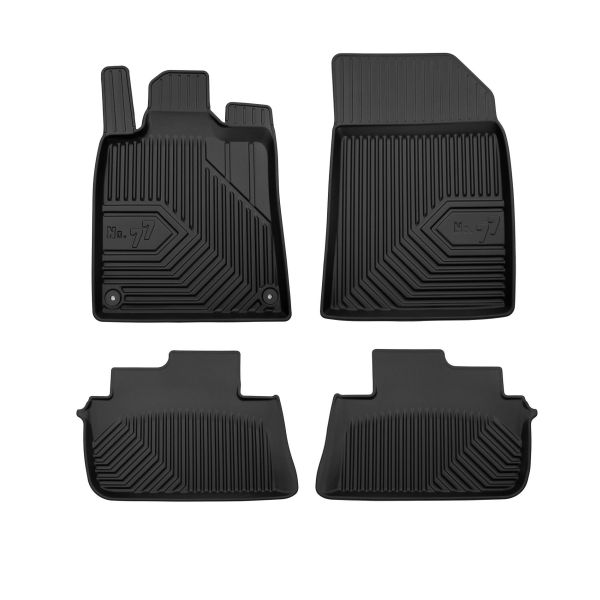 FROGUM Gumové koberce PEUGEOT 407 03.04-, sada 4 ks