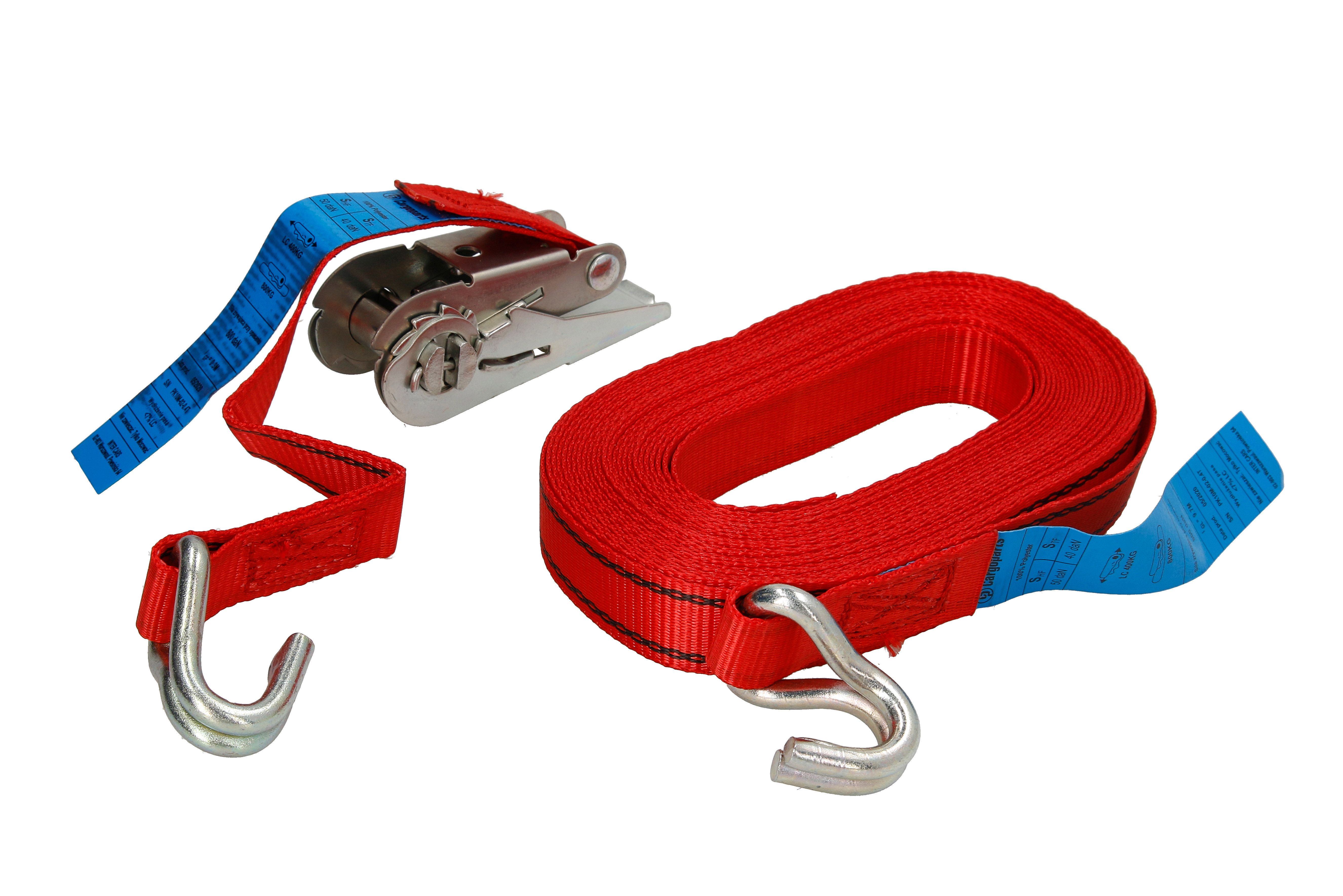 CARGOPARTS Upínací popruh s račňou 10m, 400daN PK10M-02-0.4T