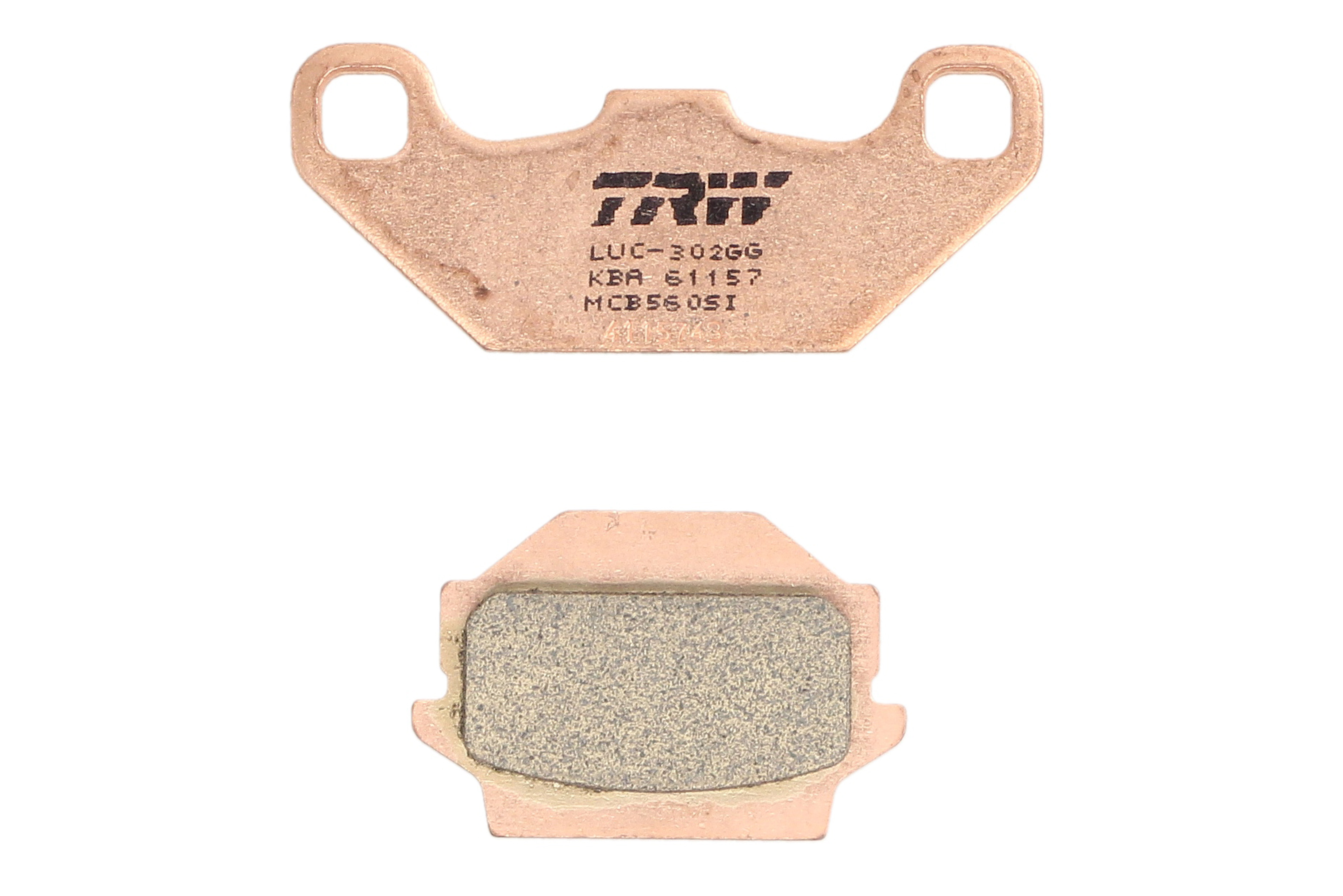 Set disk pločica, kočioni disk MCB560SI TRW sinter-SI, 34,9x84,9x8mm